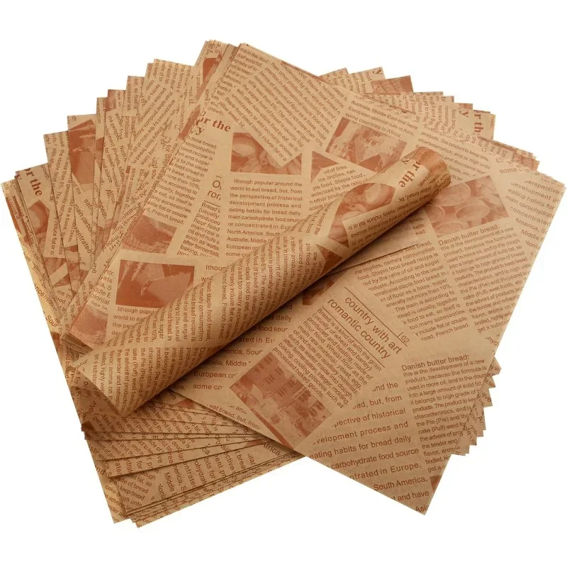 Kitchen Baking Tray Set - 100/300Pcs Oil-Proof Papers for Wrapping Burger