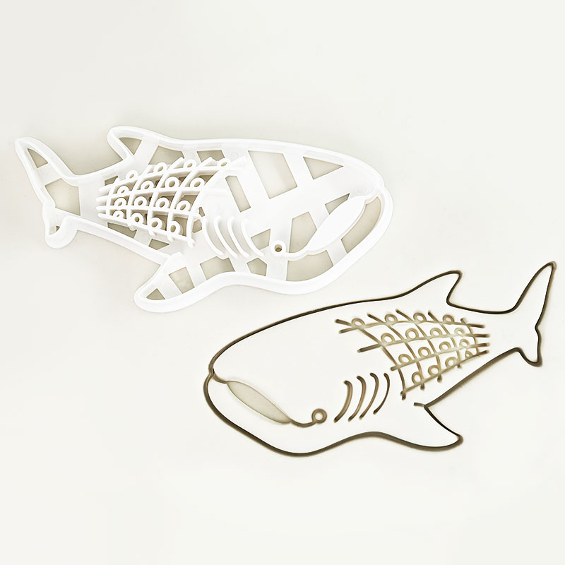 1 Pc/4 Pcs Shark Cookie Cutter - Kitchen Baking Cookies recension och pris