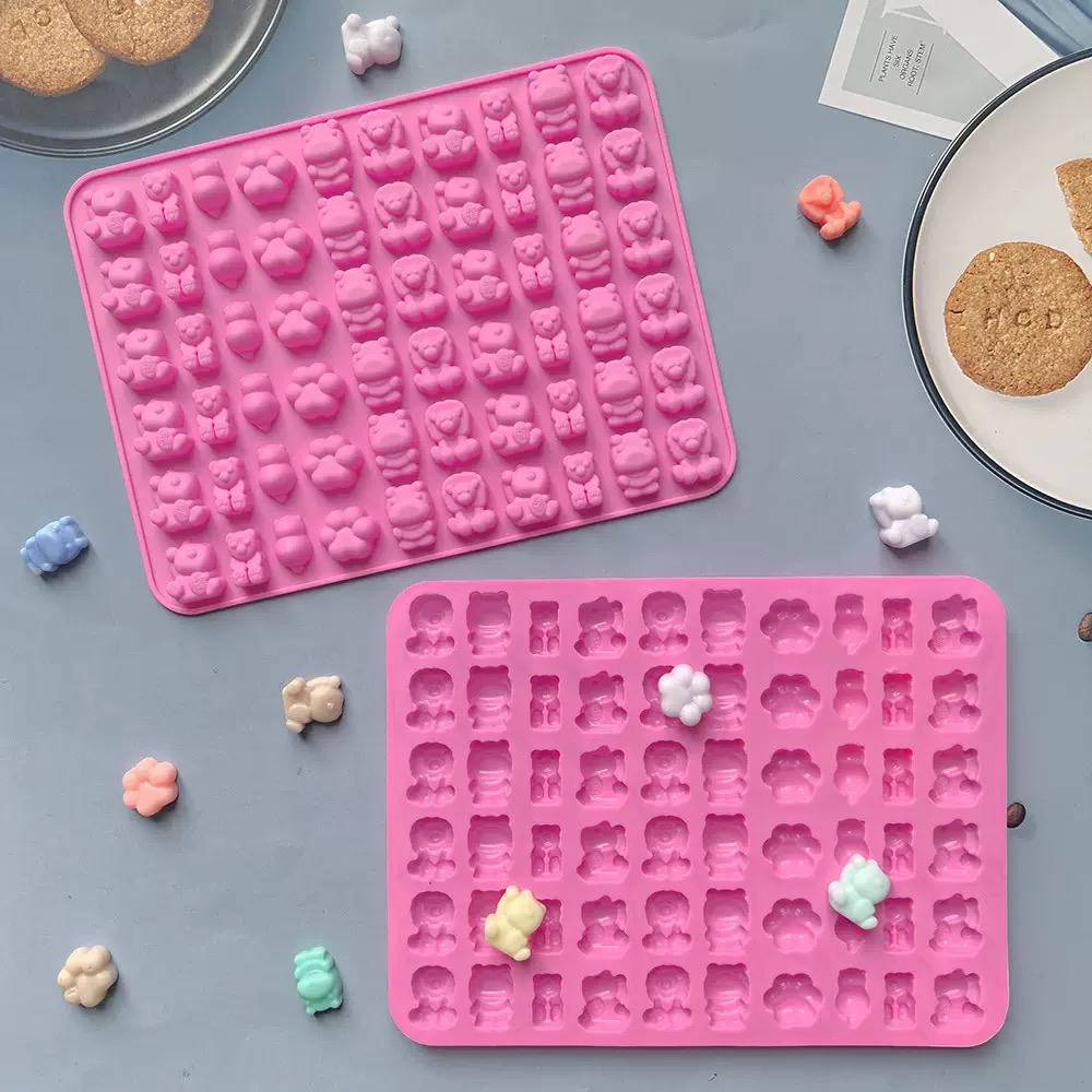 7Pcs Candy Silicone Moulds wit - Kitchen Baking Tray Set recension och pris