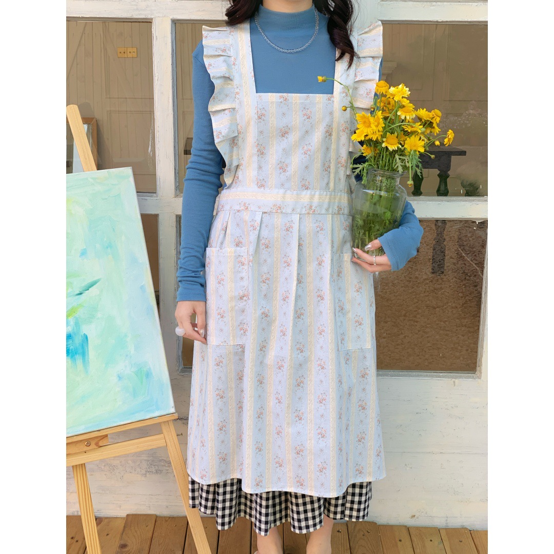Sleeveless Floral Cotton Women - Kitchen Baking Drawing recension och pris