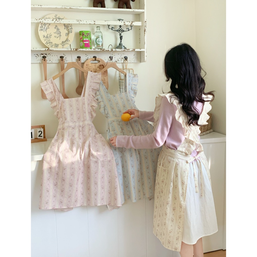 Sleeveless Floral Cotton Women - Kitchen Baking Drawing recension och pris