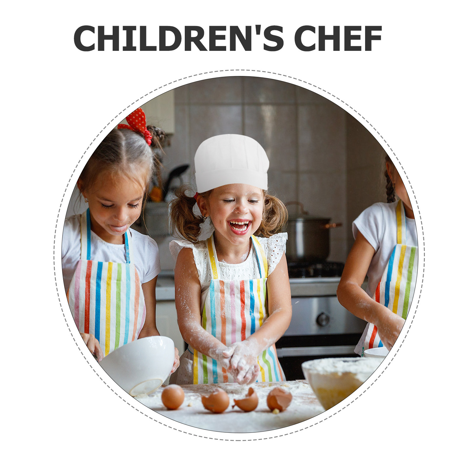 15Pcs Disposable Kids Chef Hat - Kitchen With Baking Area recension och pris