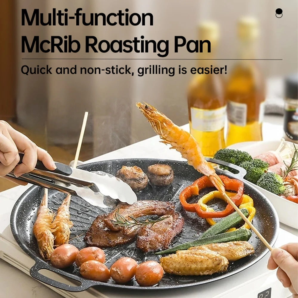 34CM Outdoor BBQ Grill Pan Non - Kitchen Baking Trays recension och pris