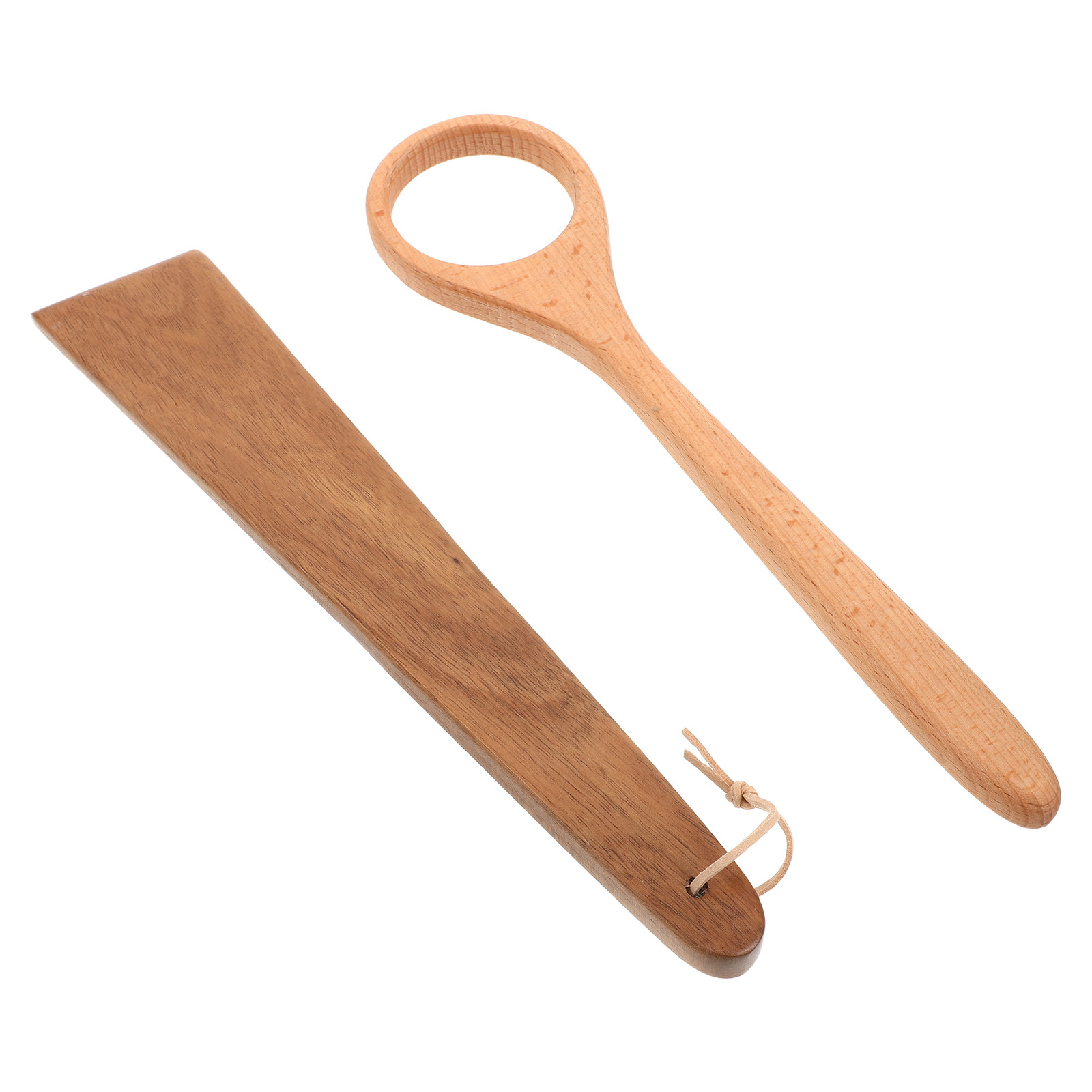 2Pcs Wooden Pizza Dough Scrape - Dough Scraper Curved recension och pris