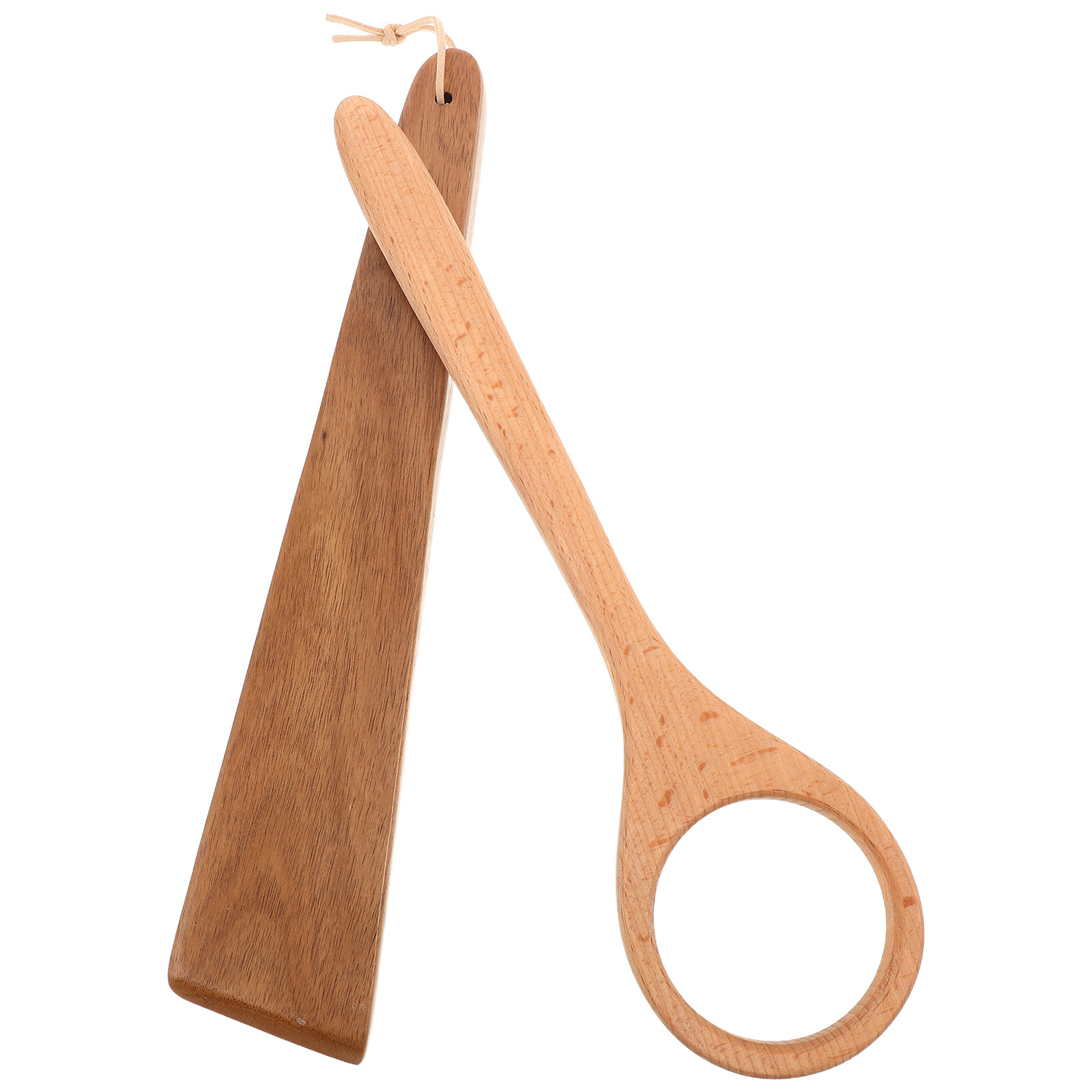 2Pcs Wooden Pizza Dough Scrape - Dough Scraper Curved recension och pris