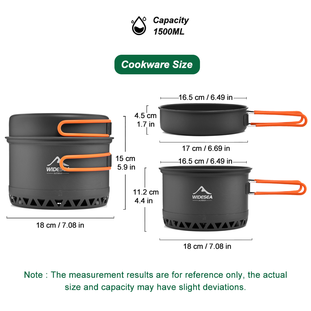 Camping Tableware Outdoor Cook - Kitchen Baking Pan Set recension och pris