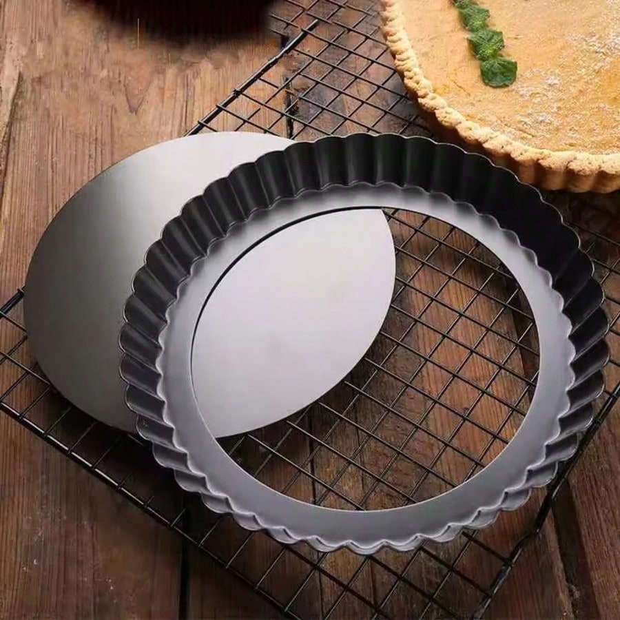 Non-Stick Tart Quiche Flan Pan - Tart Pan Loose recension och pris