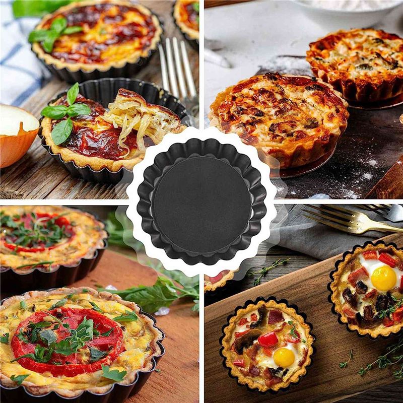 VEHO-20X Tart Pan, 4 Inch Tart - Tart Pan Loose recension och pris