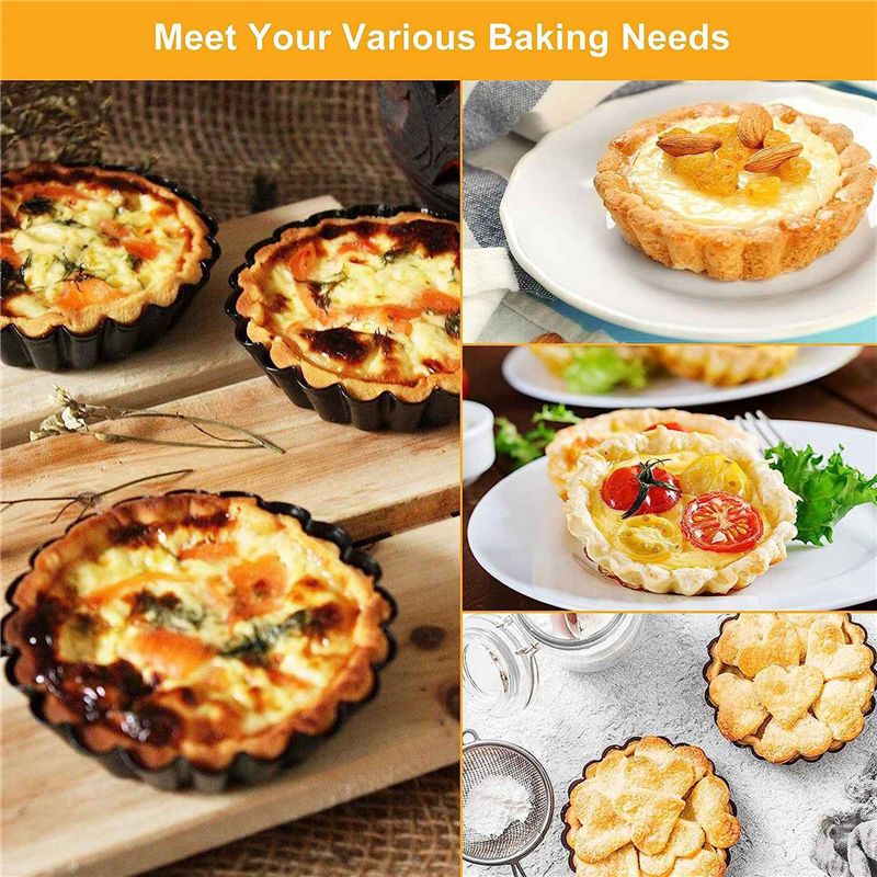VEHO-20X Tart Pan, 4 Inch Tart - Tart Pan Loose recension och pris