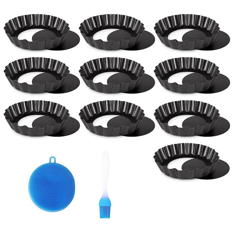 VEHO-20X Tart Pan, 4 Inch Tart - Tart Pan Loose recension och pris