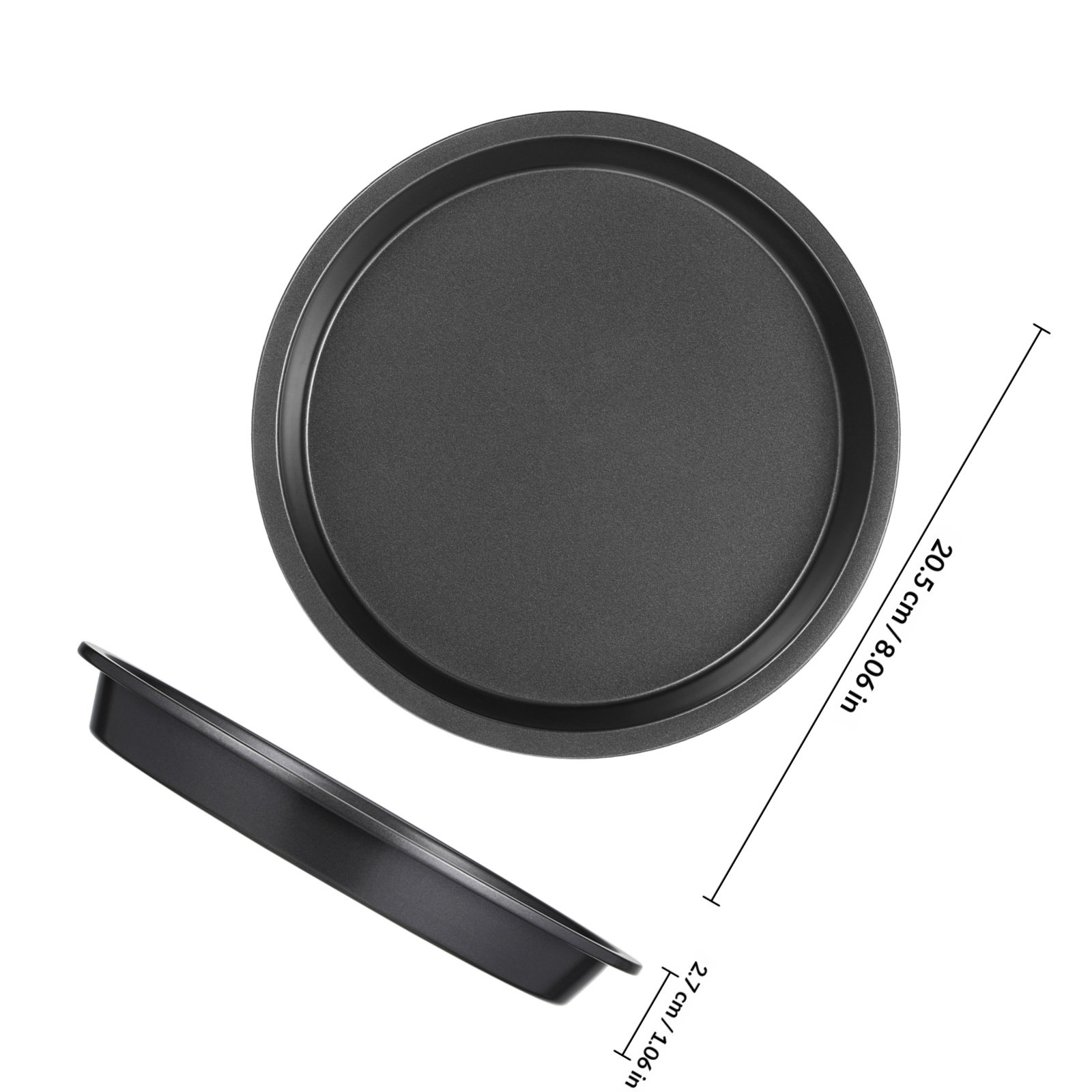 Round Pizza Pan Carbon Steel N - Kitchen Baking Trays recension och pris