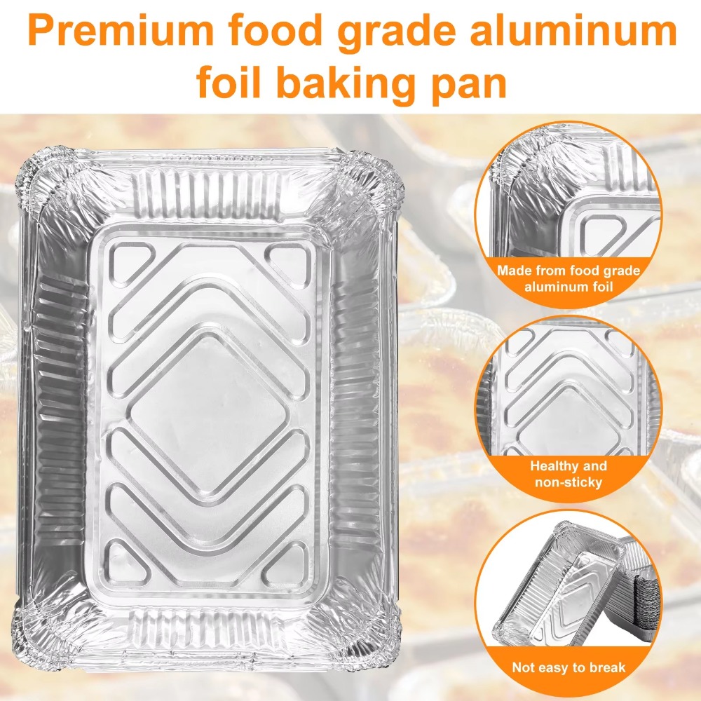 10PCS New With Lids Aluminum F - Kitchen Baking Trays recension och pris