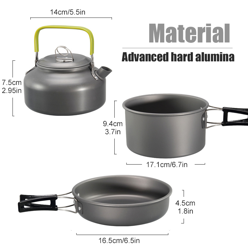 WESTTUNE Camping Cookware Kit  - Kitchen Baking Pan Set recension och pris