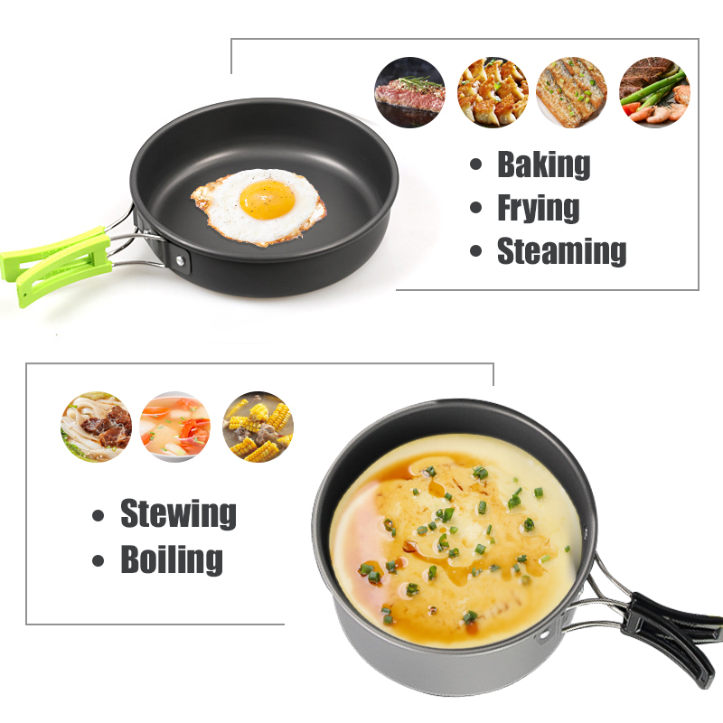 WESTTUNE Camping Cookware Kit  - Kitchen Baking Pan Set recension och pris