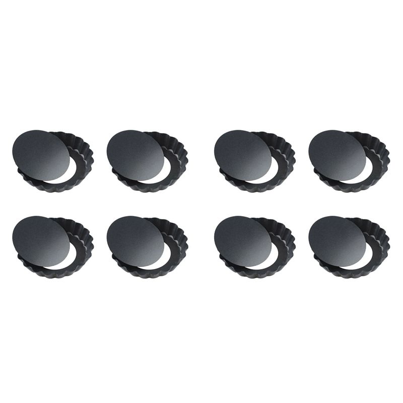 8Pcs 4In/10Cm Mini Pie Muffin  - Tart Pan Loose recension och pris