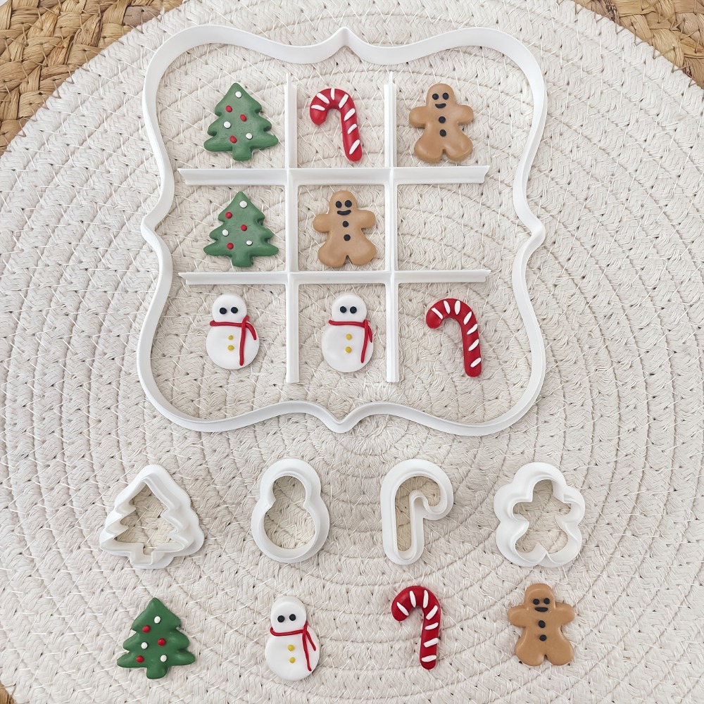 6Pcs Christmas Tic Tac Toe Coo - Kitchen Baking Cookies recension och pris