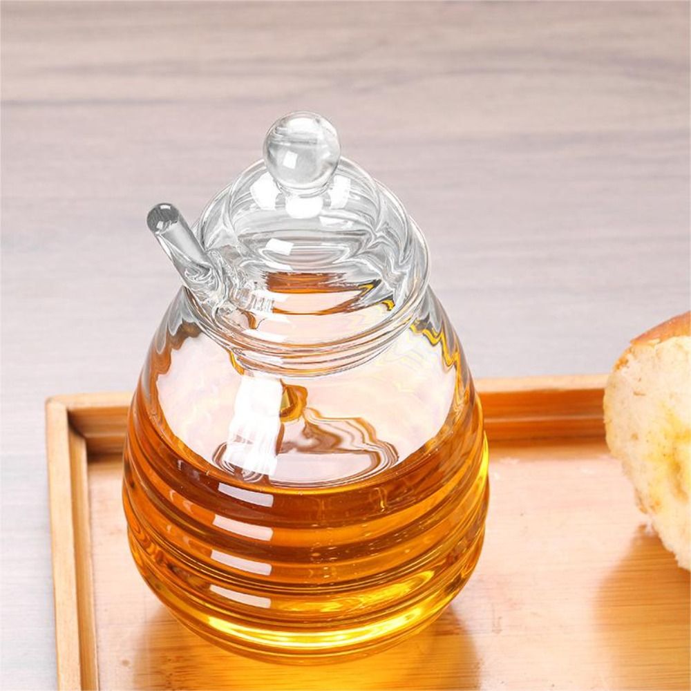 Transparent Honey Pot with Dip - Kitchen Baking Pan Set recension och pris