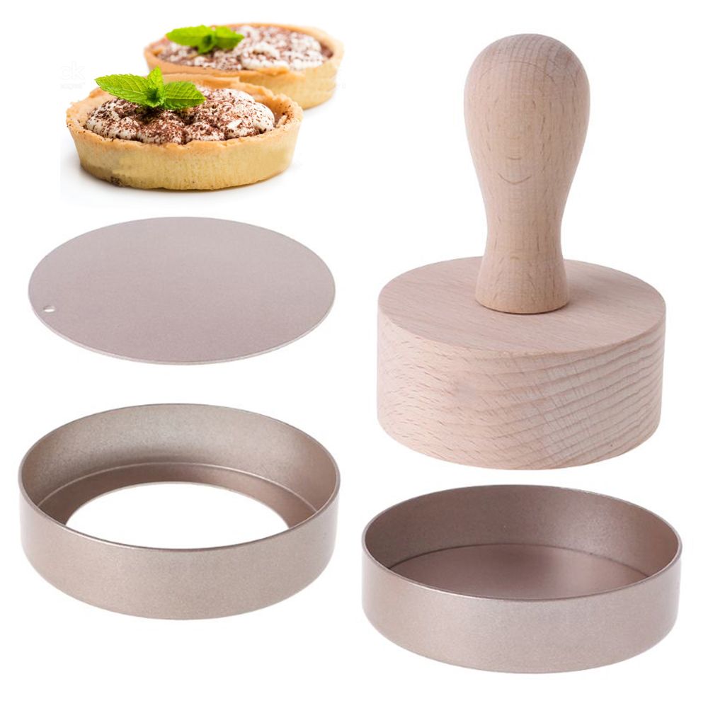 Practical Mini Wood Handle Bak - Tart Pan Loose recension och pris