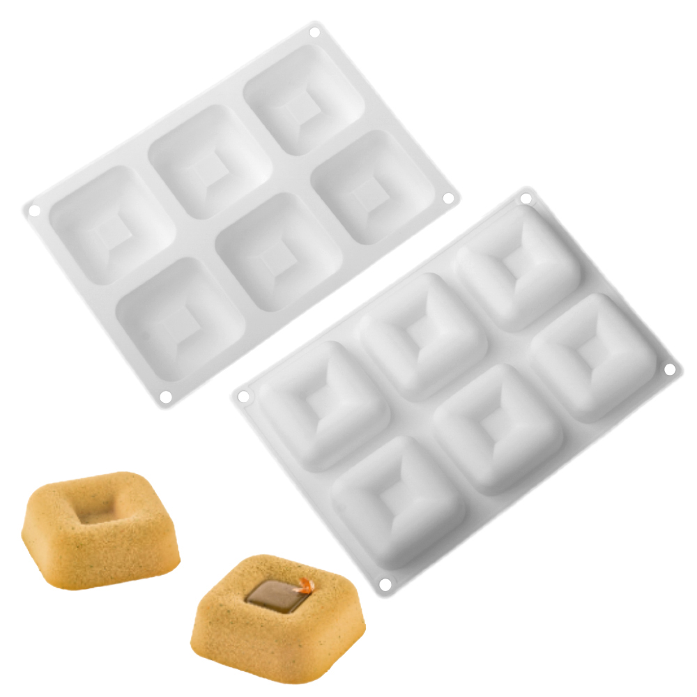 Savarin Mousse Cake Mold Squar - Kitchen Design For Baking recension och pris