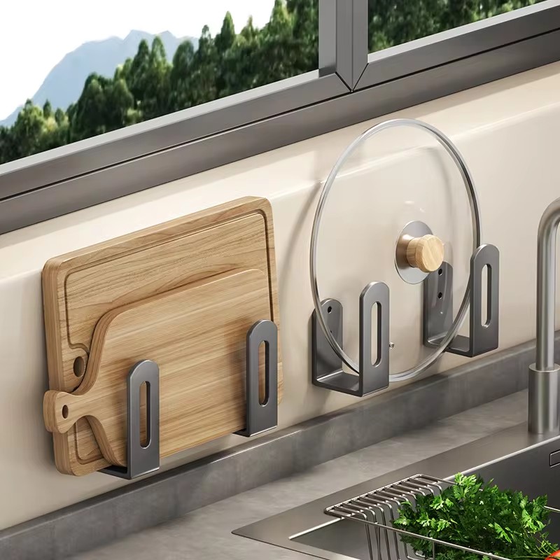 2pcs/set Pot Lid Rack Pot Cove - Kitchen Baking Pan Set recension och pris