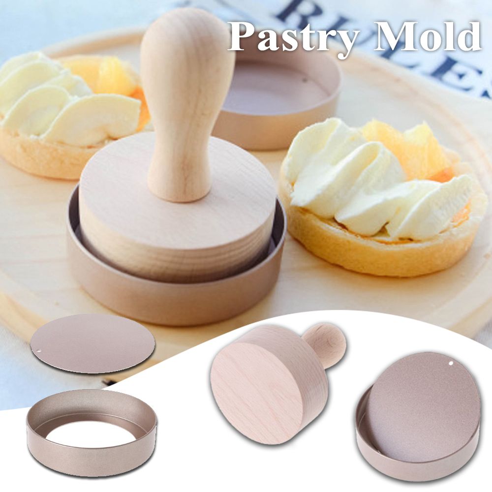 Practical Novelty Wood Handle  - Tart Pan Loose recension och pris