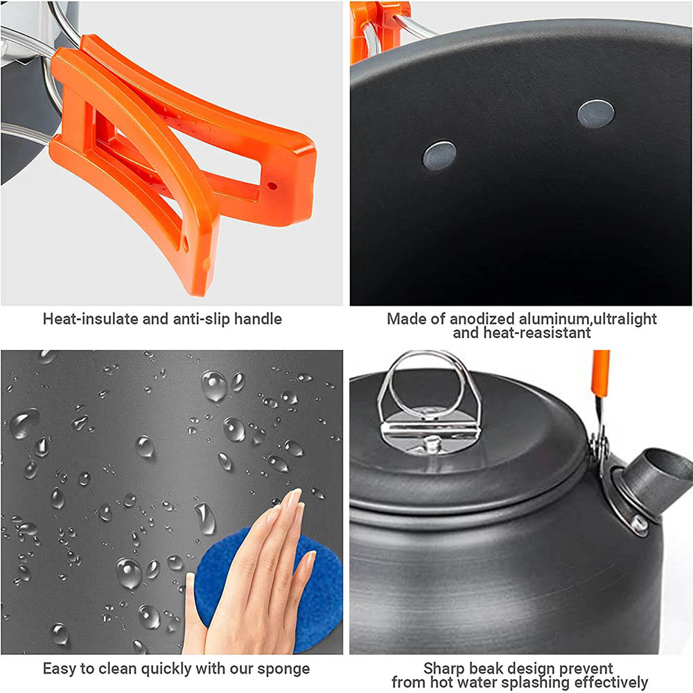 1pcs/1set Camping Cookware Kit - Kitchen Baking Pan Set recension och pris