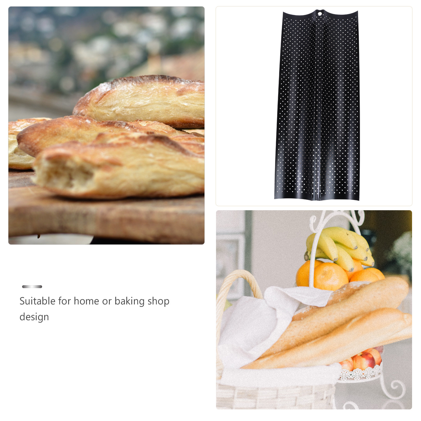 Premium French Bread Baking Mo - Kitchen Baking Trays recension och pris