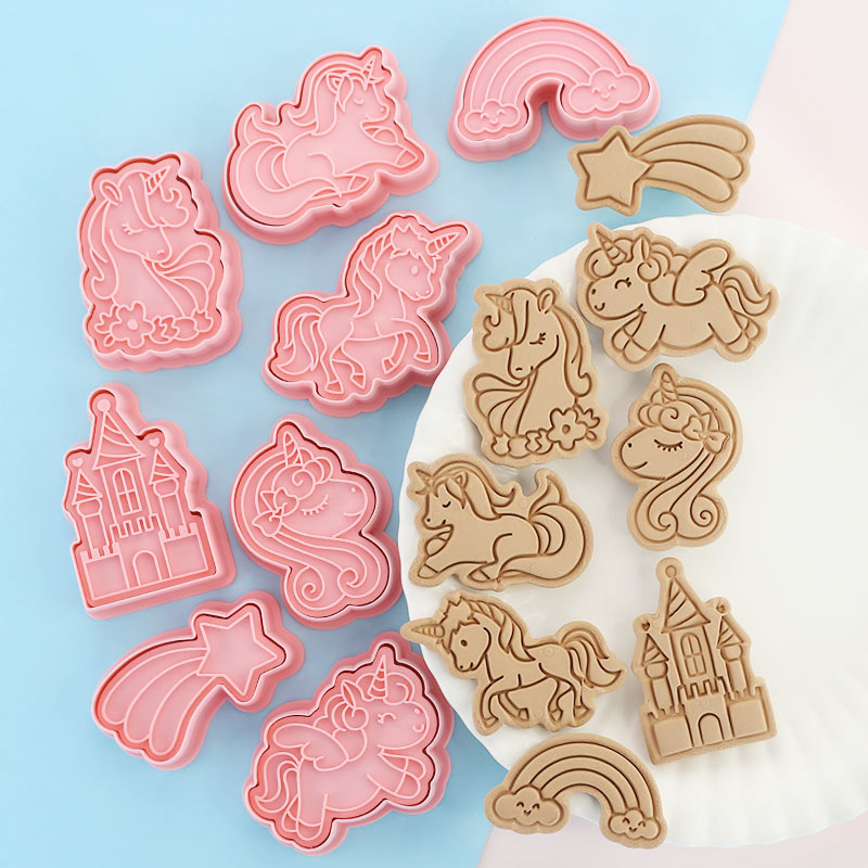 8 Pcs Unicorn Cookie Cutters U - Kitchen Baking Cookies recension och pris