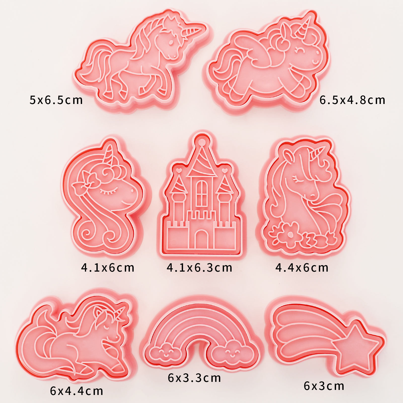 8 Pcs Unicorn Cookie Cutters U - Kitchen Baking Cookies recension och pris