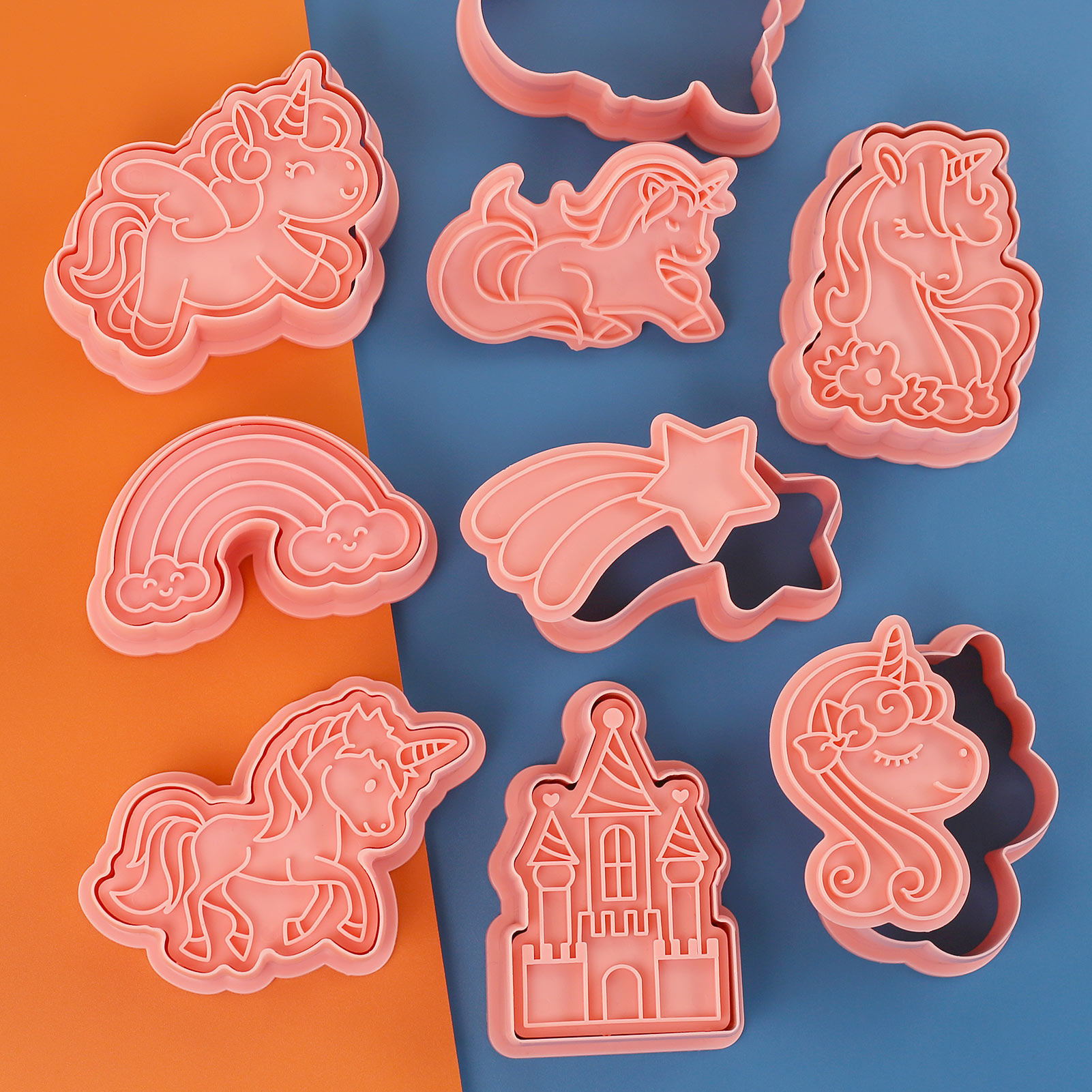 8 Pcs Unicorn Cookie Cutters U - Kitchen Baking Cookies recension och pris