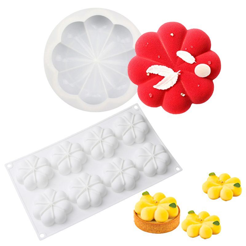 1 or 8 Cells Flower Petal Desi - Kitchen Design For Baking recension och pris