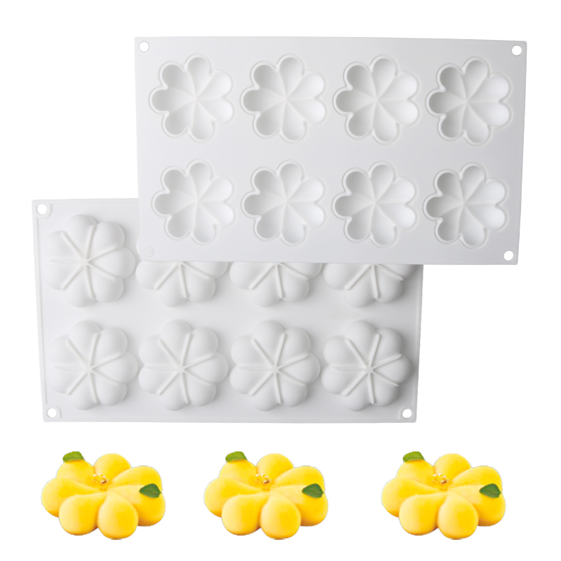 1 or 8 Cells Flower Petal Desi - Kitchen Design For Baking recension och pris