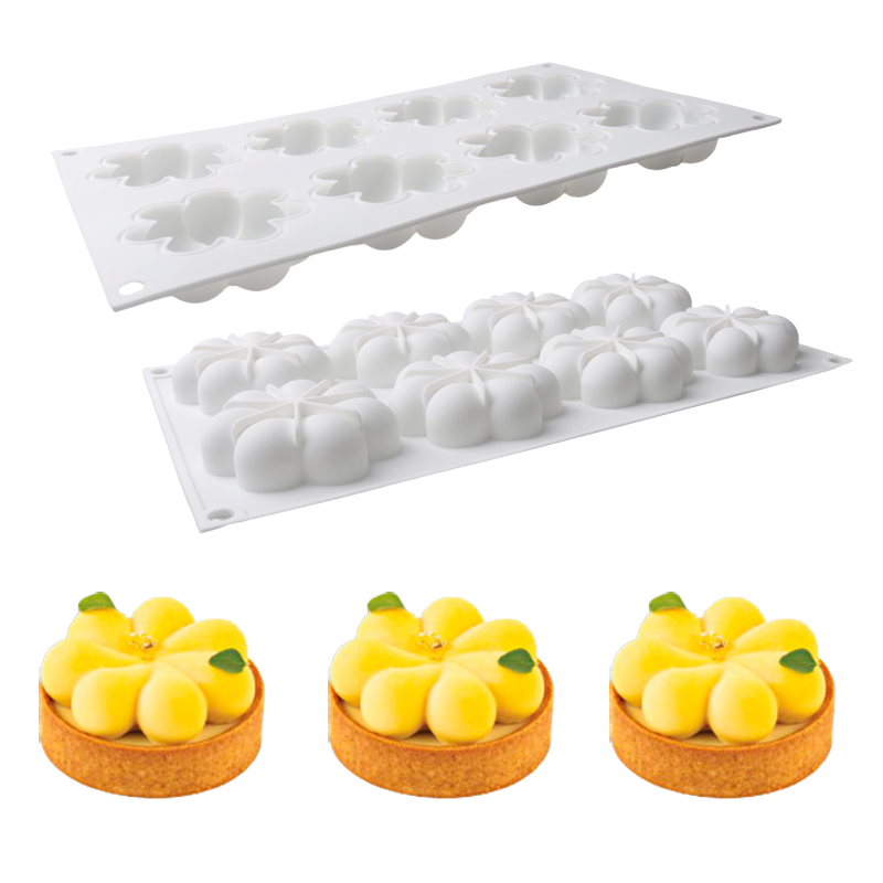 1 or 8 Cells Flower Petal Desi - Kitchen Design For Baking recension och pris