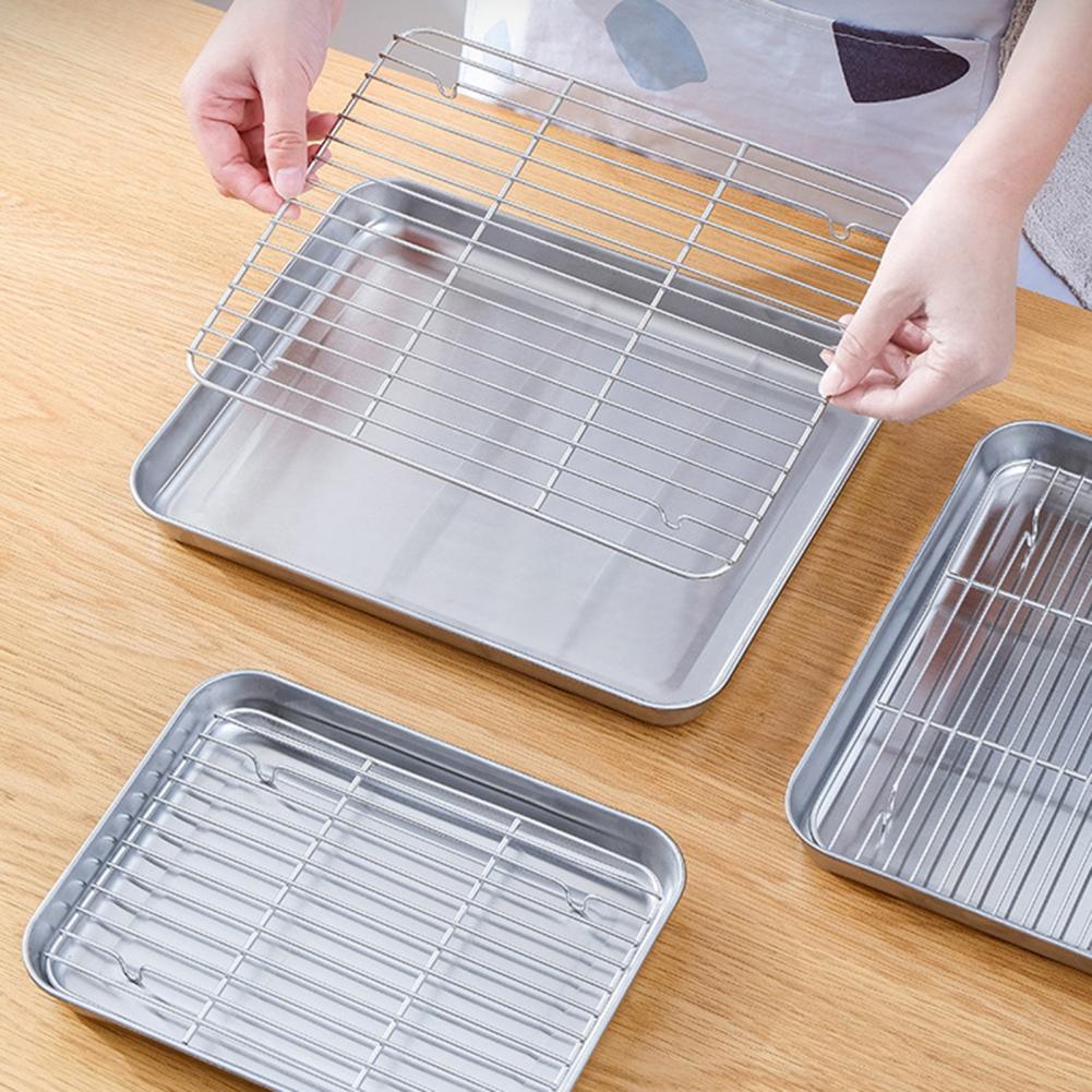 1 Set Stainless Steel Oven Bak - Kitchen Baking Tray Set recension och pris