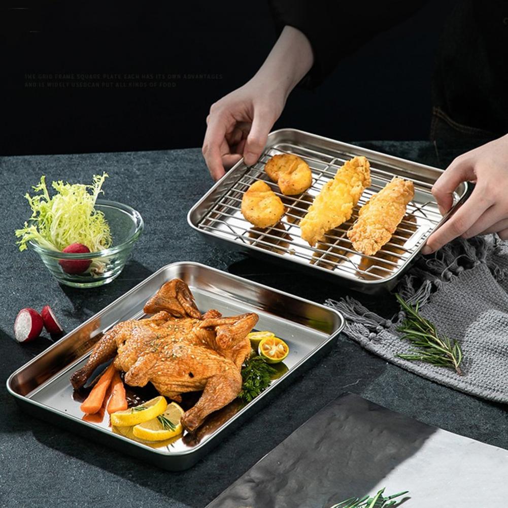 1 Set Stainless Steel Oven Bak - Kitchen Baking Tray Set recension och pris