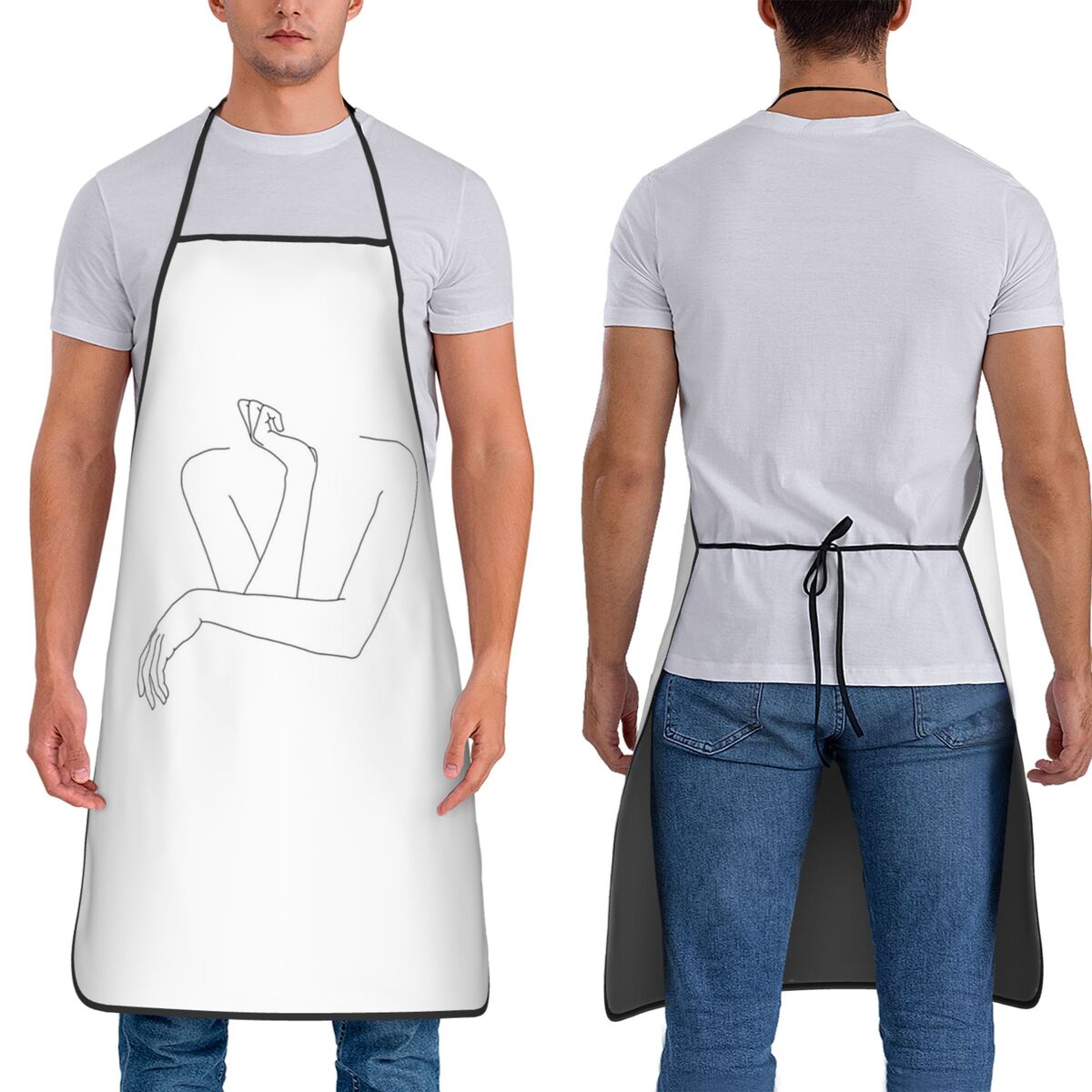 Folded Arms Line Drawing - Ann - Kitchen Baking Drawing recension och pris