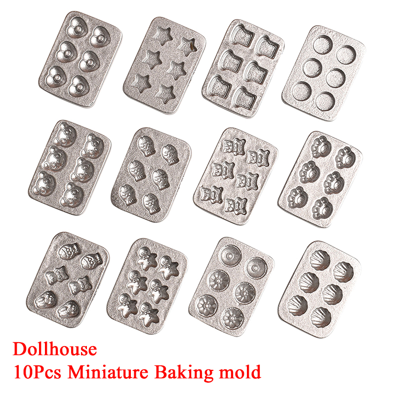 10pcs Doll House Miniature Min - Kitchen With Baking Area recension och pris