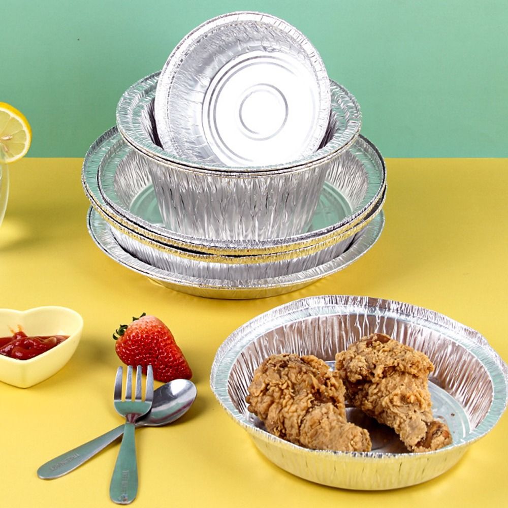 50Pcs Portable Silver Foil Tra - Kitchen Baking Tray Set recension och pris
