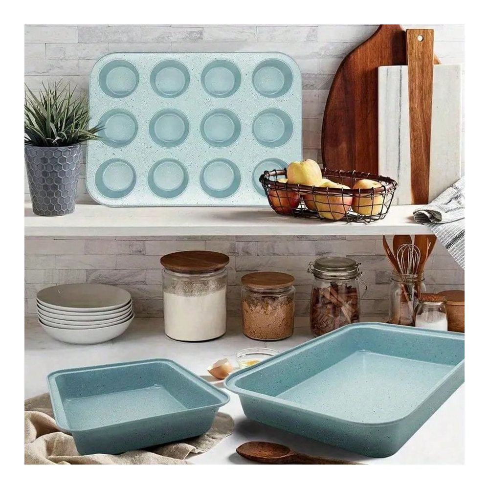 10 Piece Bakeware Set, NonStic - Kitchen Baking Pan Set recension och pris
