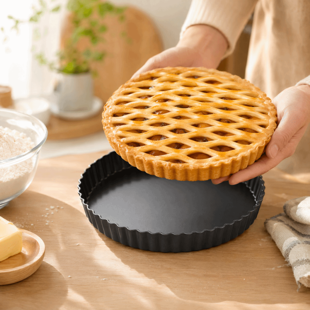 Professional Carbon Steel Tart - Tart Pan Loose recension och pris