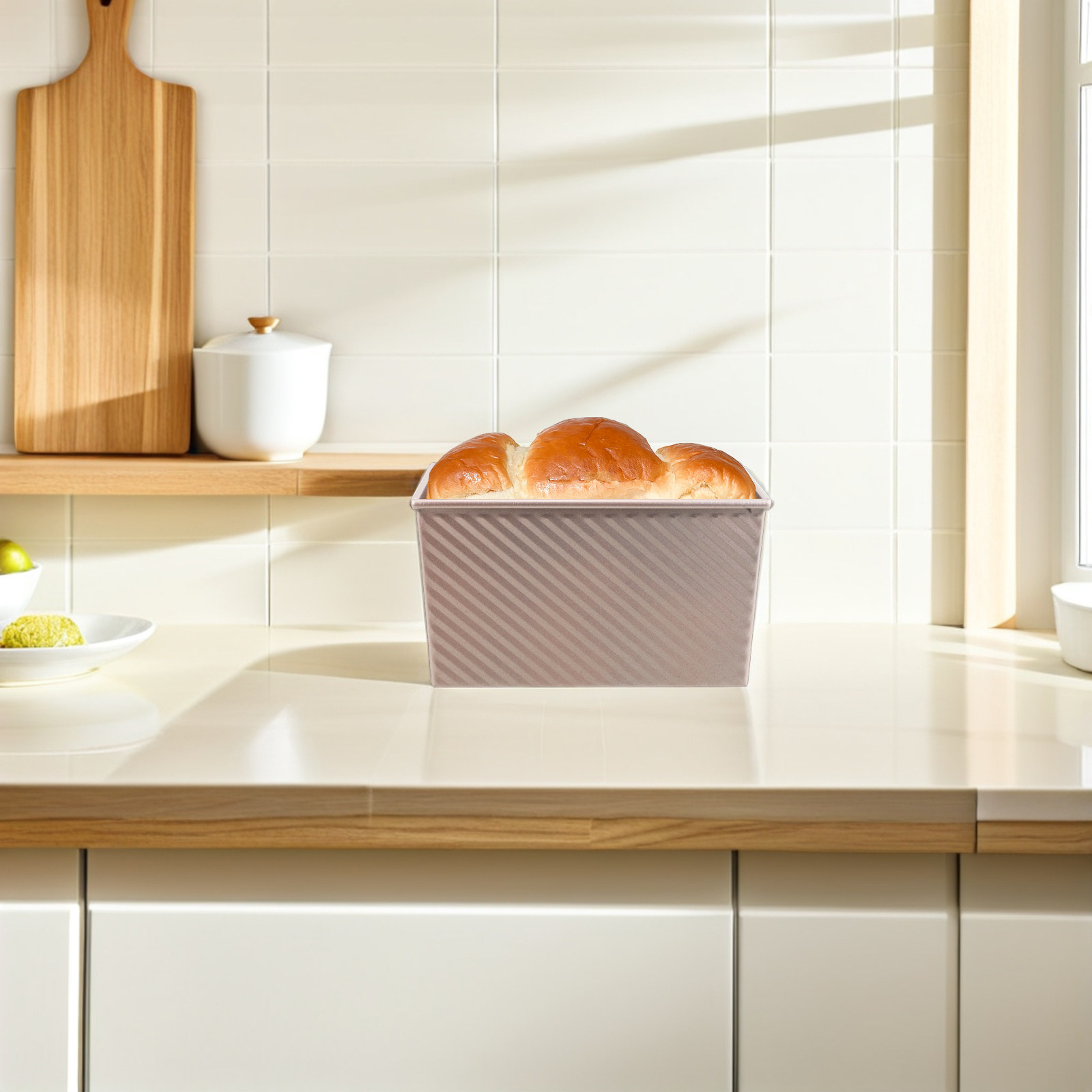 Non-Stick Rectangular Toast Pa - Kitchen Baking Trays recension och pris