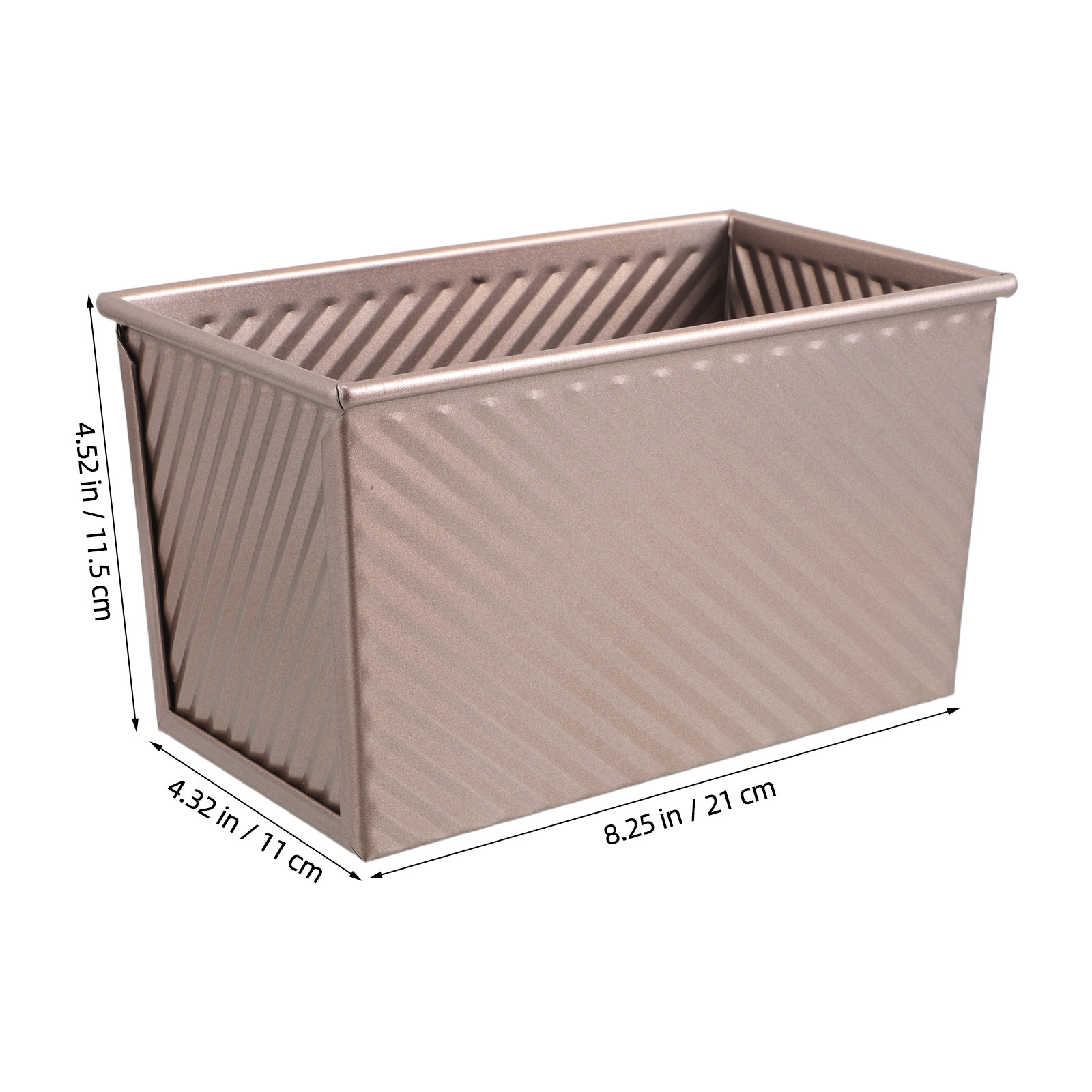 Non-Stick Rectangular Toast Pa - Kitchen Baking Trays recension och pris