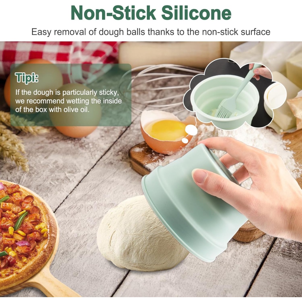Lidded Hybrid Pizza Dough Box, - Kitchen Jobs recension och pris