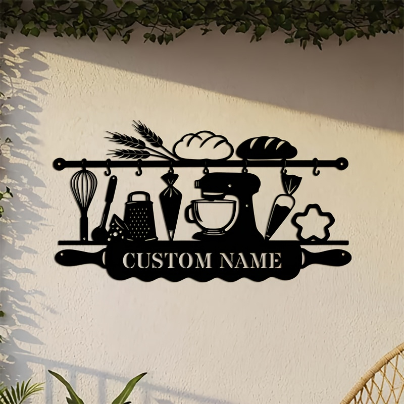 Personalized Kitchen Iron Wall - Kitchen With Baking Area recension och pris