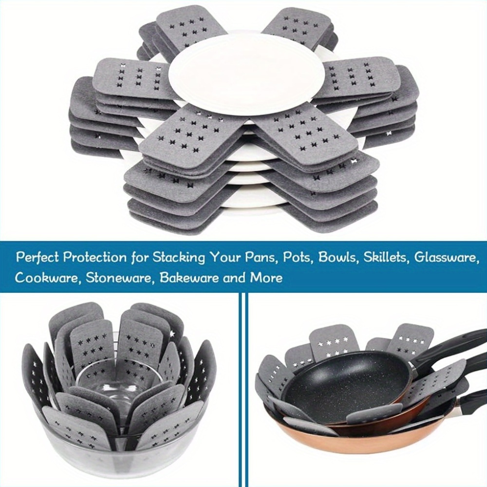 12pcs Pan Pot Protectors Set L - Kitchen Baking Pan Set recension och pris