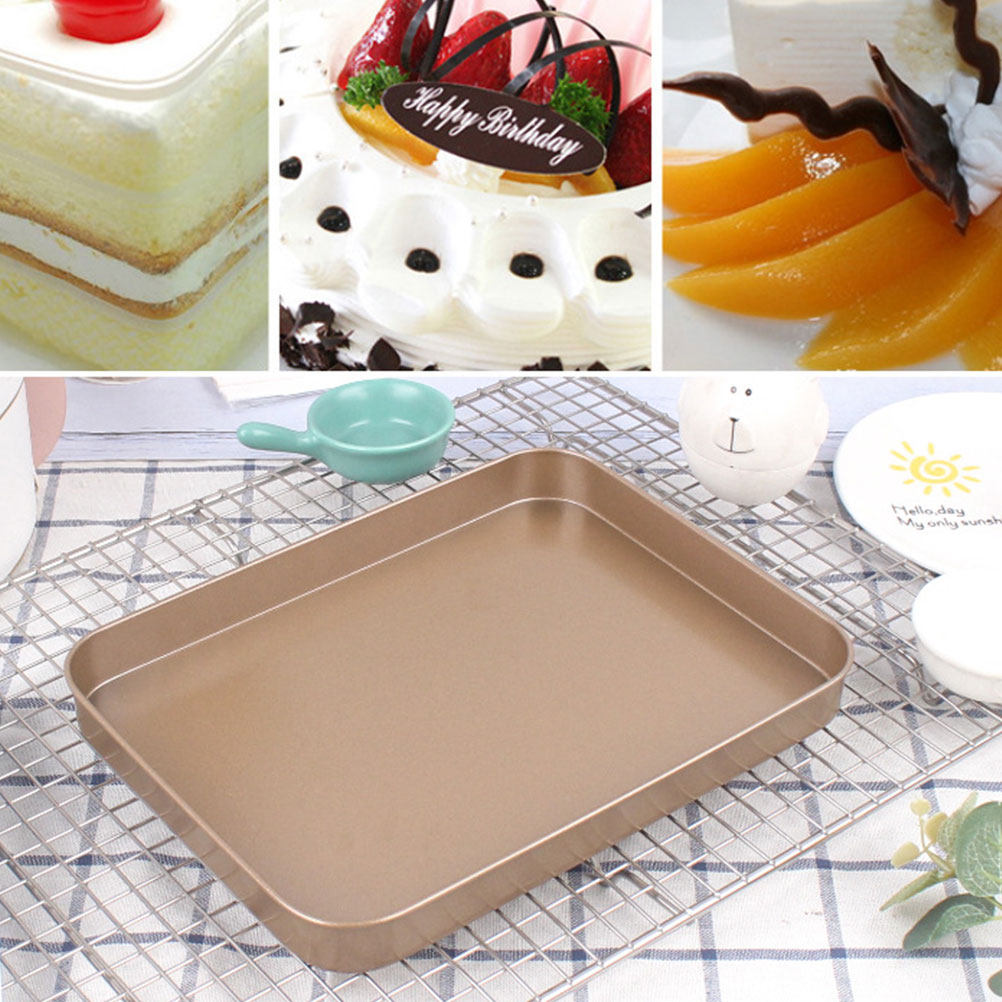 Carbon Steel Rectangular Cake  - Kitchen Baking Trays recension och pris