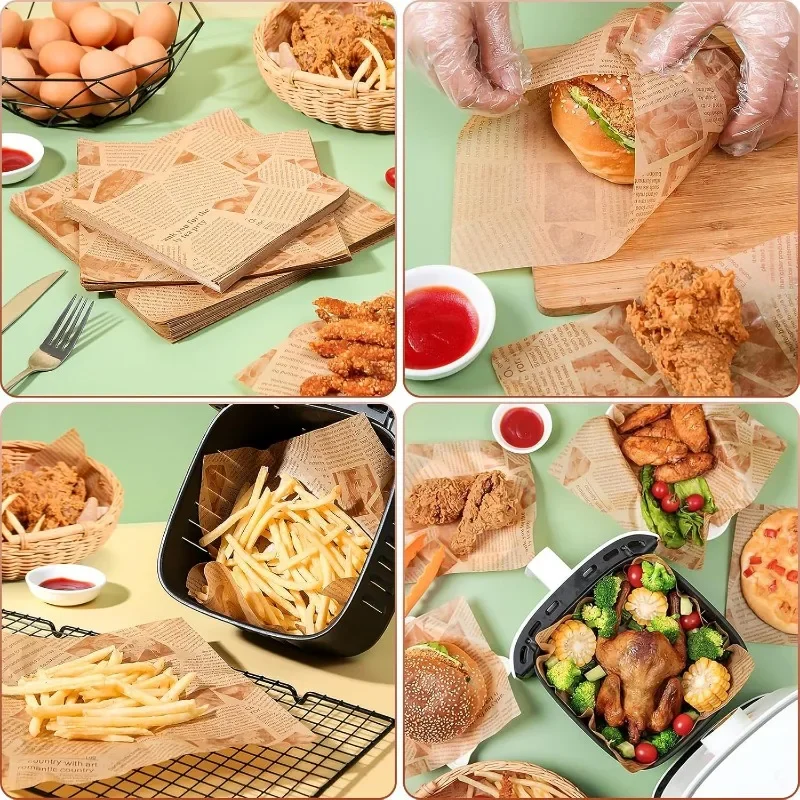100/300Pcs Oil-Proof Papers fo - Kitchen Baking Tray Set recension och pris
