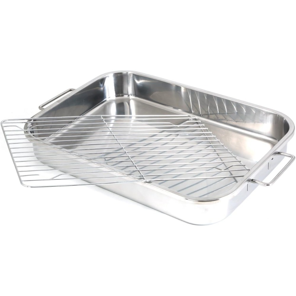1 Set Stainless Steel Roasting - Kitchen Baking Tray Set recension och pris
