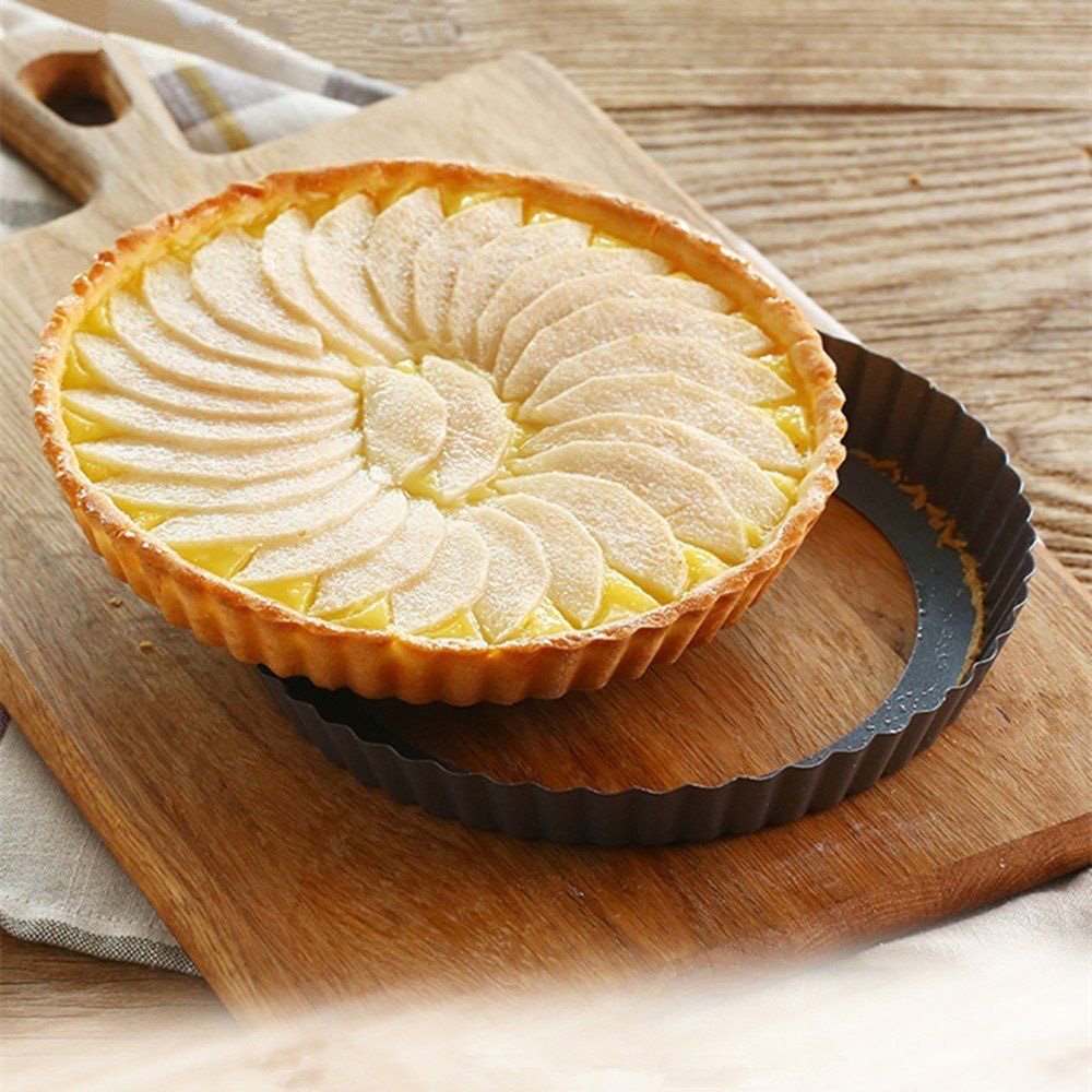 24CM Quiche Pans Removable Bot - Tart Pan Loose recension och pris