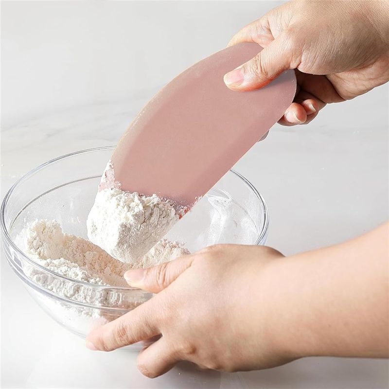 AEE2-Silicone Bowl Scraper Fle - Dough Scraper Curved recension och pris